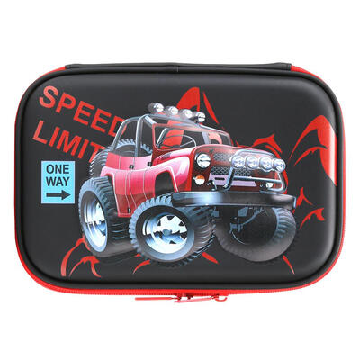 

Kids Cartoon Car Large Capacity Pencil Bags Students School EVA Pencil Case