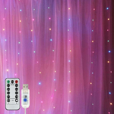 

String Lights USB Lights 10050 LED Lights 8 Lighting Modes Waterproof For Party Garden Home Festival Outdoor Indoor Decoration