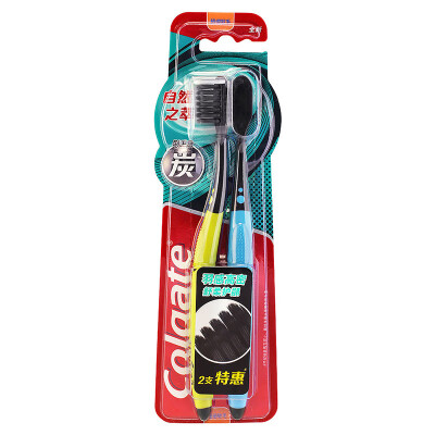 

Colgate toothbrush double ex-gratia loaded with soft&charcoal