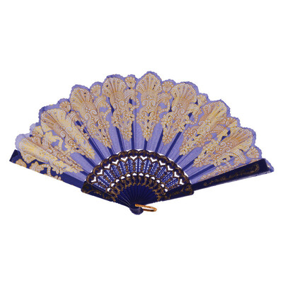 

Siaonvr Chinese Traditional Hollow Fan Wooden Hand Made Exquisite Folding Wedding Gift