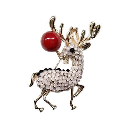 

Sika Deer-shape 12mm Freshwater Pearl Brooches Pins