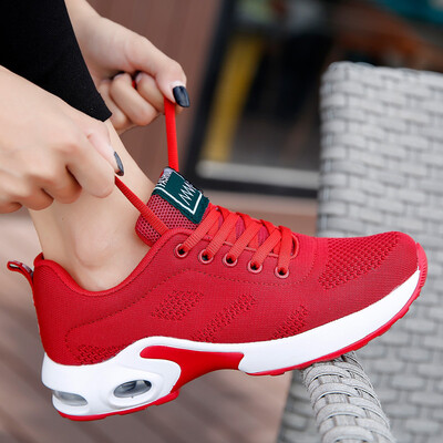 

Explosion models flying woven sports womens breathable cushioning air cushion shoes running shoes lightweight shoes