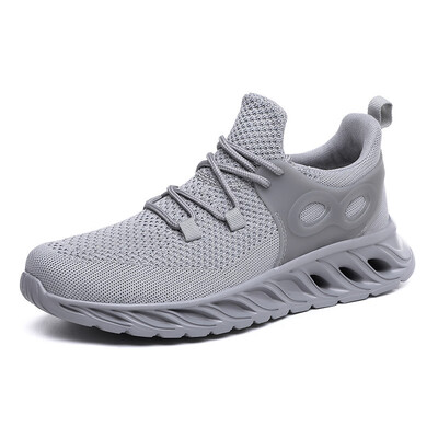 

2019 autumn large size mesh mens shoes Korean version of the tide casual sports shoes lightweight breathable running shoes