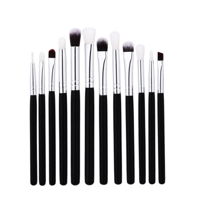 

12Pcs Eye Brushes Sets Powder Foundation Eyeshadow Brush Eyeliner Brush Tools Contour maquiage Brushes