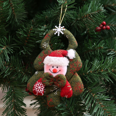 

Christmas Tree Decorations Santa Claus Pendants Decor Hanging Ornament Gift