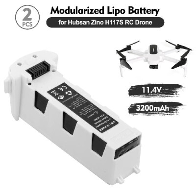 

2PCS 114V 3200mAh Spare Intelligent Modularized Lipo Battery for Hubsan Zino H117S Drone