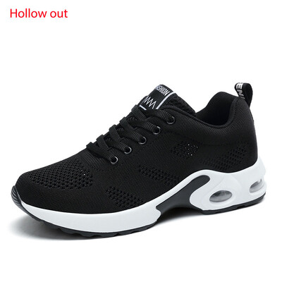 

Fashion Women Lightweight Sneakers Air Cushion Ladies Trainers Basket Tenis Casual White Platform Sneakers Breathable Comfort