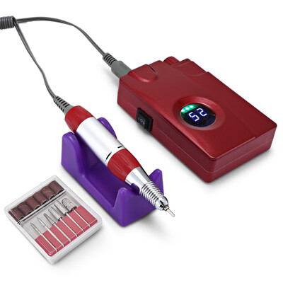 

Electric Rechargeable Nail Manicure Pedicure Tools Files Polisher Grinding Glazing Equipment Set