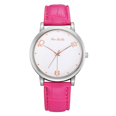 

Business Women Watches Roman Numerals Dial Fashion Ladies Quartz Wristwatch Solid Color Leather Strap Clock Dress Reloj Mujer