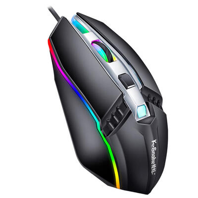

K-snake Wired Gaming Mouse 4 Button 2400 DPI USB Ergonomic RGB Gamer Mice