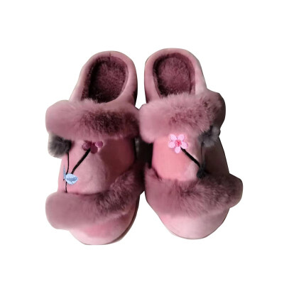 

CHUNNUANYANG Flower slippers autumn&winter home comfort simple 12321