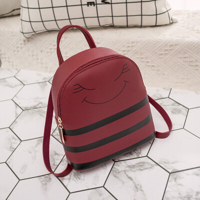 

Fashion Women Casual Shoulder Candy Solid Color Mobile PhoneFace Small Backpack Women Slung Change 2019 New Product Mochila