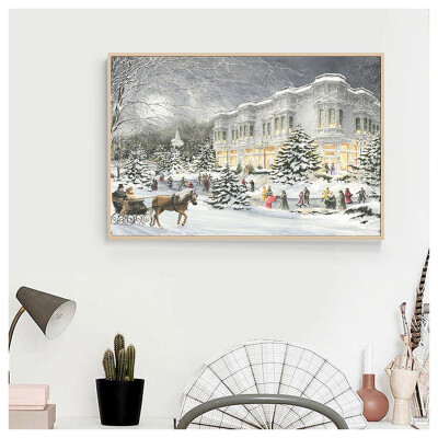 

Toponeto Embroidery Paintings Rhinestone Pasted DIY Diamond Painting Cross Stitch