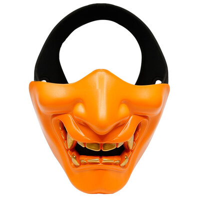 

Tailored Half Face Mask Cosplay Samurai Halloween Party Festival Ideal Mask