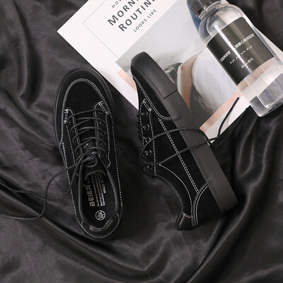 

Little White Shoe Girl 2019 Spring&Autumn New Korean version of 100 Spring basic shoes 100 flat bottom Leisure Spring White sh