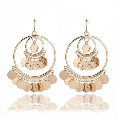 

Ladies Fashion Bohemia Earrings Alloy Dangle Earrings for Women Valentines Day Birthday Gift by TheBigThumb