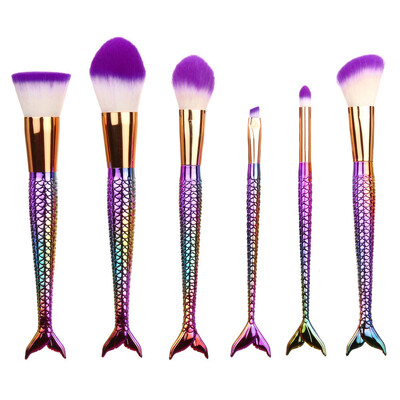 

〖Follure〗6Pcs Pro Makeup Cosmetic Brushes Set Powder Foundation Eyeshadow Lip Brush
