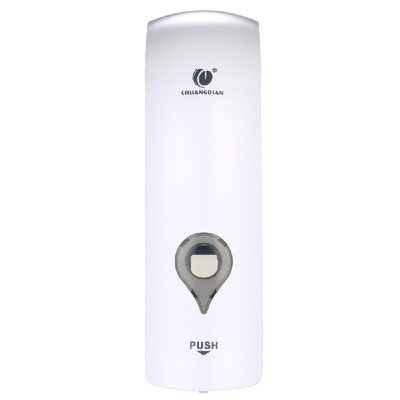 

CHUANGDIAN 300ml No Drilling Wall Mounted Single-Head Manual Soap Dispenser Bathroom Shower Gel Liquid Shampoo Sanitizer Dispenser