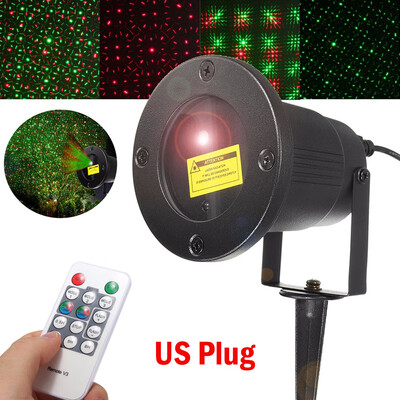 

R&G LEDs Projector Stage Light 110-240V Remote Control IP65 Water-resistant Outdoor Landscape Lighting for Garden Yard Decoration