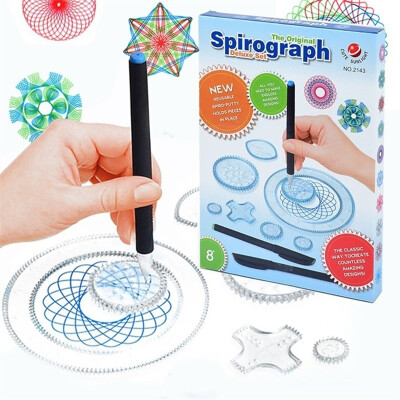 

Drafting Stencil Students Stationery Geometric Spirograph Ruler Spiral Tool