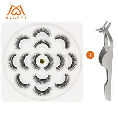 

〖Follure〗7 Pairs Of Lotuses With 3D Mink False Eyelashes And Natural Dense Eyelashes