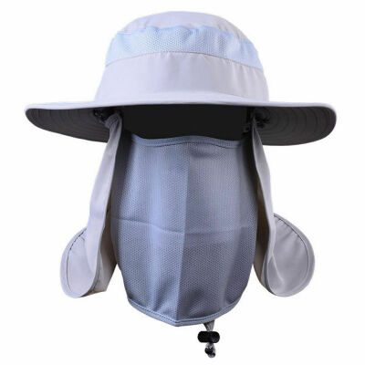 

Outdoor Fishing Hat Sun Protection Neck Face Flap Cap Wide Brim For Men Women