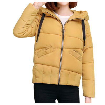 

Toponeto Fashion Women Winter Warm Cotton Hooded Winter Jacket Long-Sleeved Coat