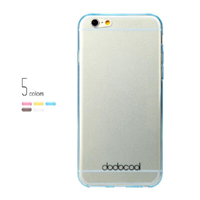 

dodocool Ultra Thin Slim Clear Transparent Soft TPU Back Case Cover Skin Protective Shell for 47 Apple iPhone 6 Gray