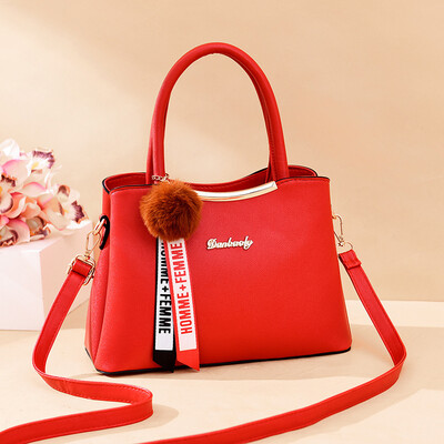

Ladies bag 2019 new small fashion single shoulder Messenger bag PU leather small bag handbag female bag simple Korean version of the tide