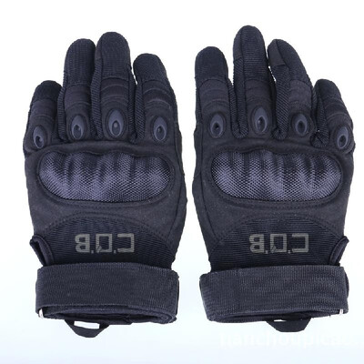 

CQB Outdoor Gloves Full Finger Protection Riding Exercise Training Combat Non-slip Cut Resistant Gloves Black