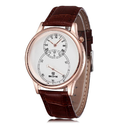 

SKONE New Style Fashion Casual Men Watch Simple Wristwatch for Young Man
