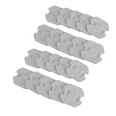 

〖Follure〗20Pcs Baby Safety Sower Socket Protection Cover Insulation Hole Round