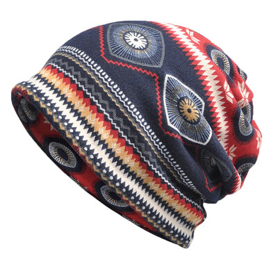 

Dual Used Winter Warm Knitted Neck Scarf And Casual Print Beanie Ski Cap For Unisex Men Women Punk Outdoor Accessories