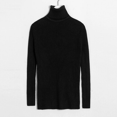 

〖Follure〗Womens Fashion Long Sleeve Turtlen Neck Bodycon Knitted Sweater Wrap Pullover