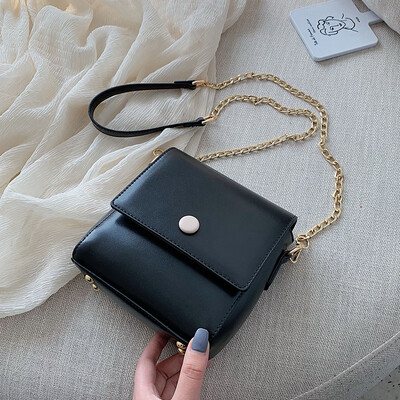 

Womens bag 2019 new temperament France niche bag Messenger versatile shoulder bag fashion chain simple small square bag