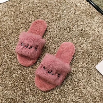 

Mao Mao slippers women wear summer Korean ladies wind flat-bottomed dew toe drag holiday beach sandals tide