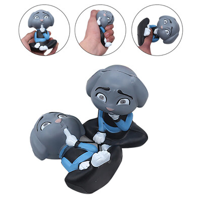 

Gotoamei Simulated Character Model Sitting Greyhound Decompression Educational Toy