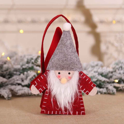 

Siaonvr Christmas Gift Tote Bags Candy Tote Bag Presents Santa Claus Deer Snowman Gift