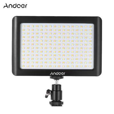 

Andoer Mini Portable Dimmable Studio Video Photography LED Light Panel Lamp 3200K6000K 192pcs Beads for Canon Nikon DSLR Camera D