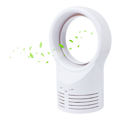 

Gobestart Desktop Bladeless Portable Fan Air Flow Cooling Cool Fan Low Low Noise WH