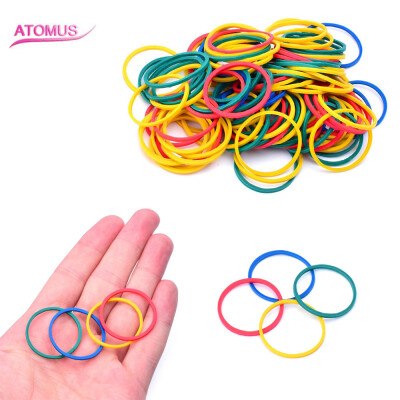 

〖Follure〗100Pcs Mini Small Colourful Rubber Hair Elastic Braids Plaits Braiding Band