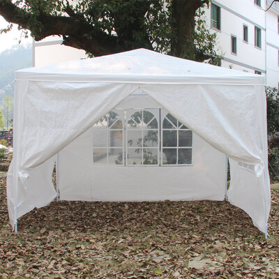 

3 x 3m Four Sides Portable Home Use Waterproof Tent White