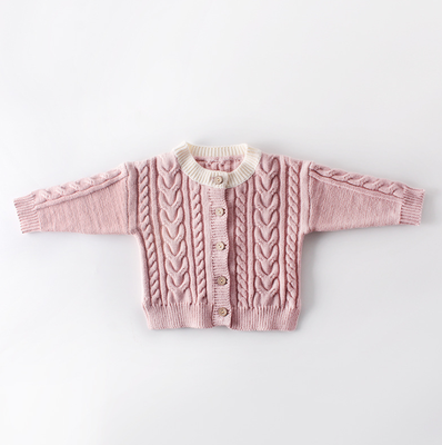 

Lovely Newborn Baby Kids Boys Girl Button Sweater Autumn Winter Knitted Coat