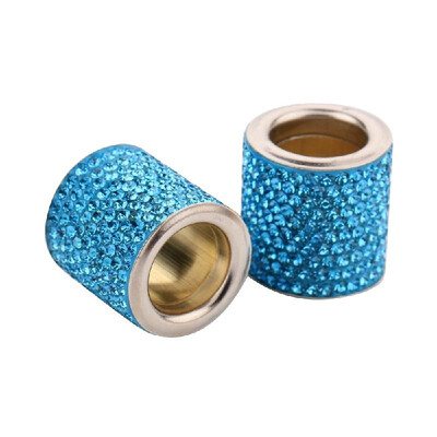 

Car Headrest Collars 2pcs Crystal Car Seat Headrest Decoration Charms for Auto Car Truck SUV Vehicle