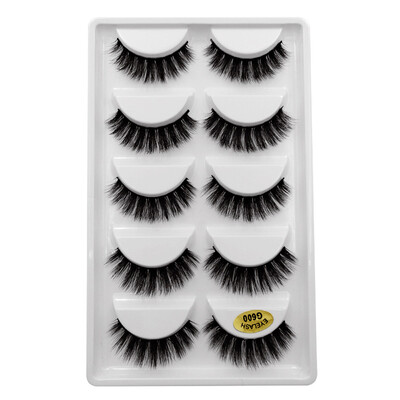 

〖Follure〗5 Pair 3D Natural Thick False Fake Eyelashes Eye Lashes Makeup Extension