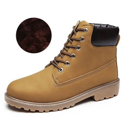 

Plus velvet Martin boots plus cotton big shoes mens thick warm shoes