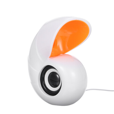 

Sea Snail Music Speaker Desktop Speaker Mini Music Speaker with 35mm Jack for LaptopMP3Smartphones