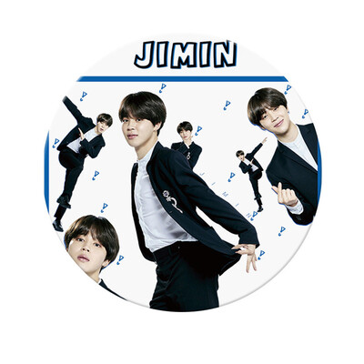 

KPOP BTS Bangtan Boys Happy Birthday Tinplate Badge Cute Cartoon Brooch Bag Pendant Boys Girls Accessories Hot Gift for Fans