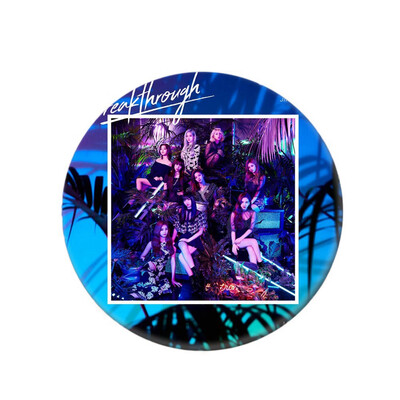 

KPOP TWICE 5th New Album Breakthrough Badge Brooch Pin Clothing Hat Bag Decor