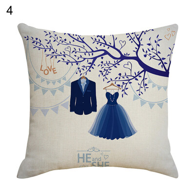

Lover Letters Printed Pattern Pillow Case Cushion Cover Home Sofa Car Decor